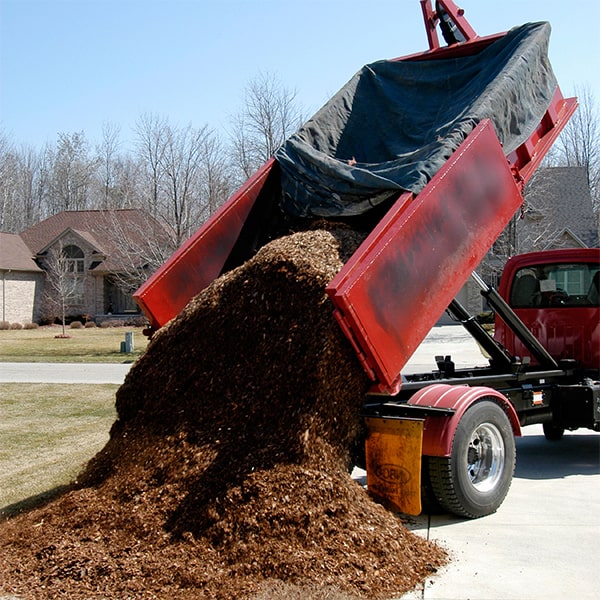 it is not necessary for you to be present during the mulch delivery